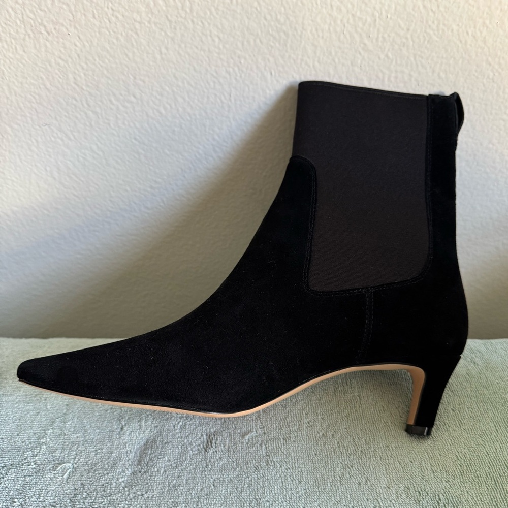 J. Crew Elegant Black Ankle Pointed Toe Booties